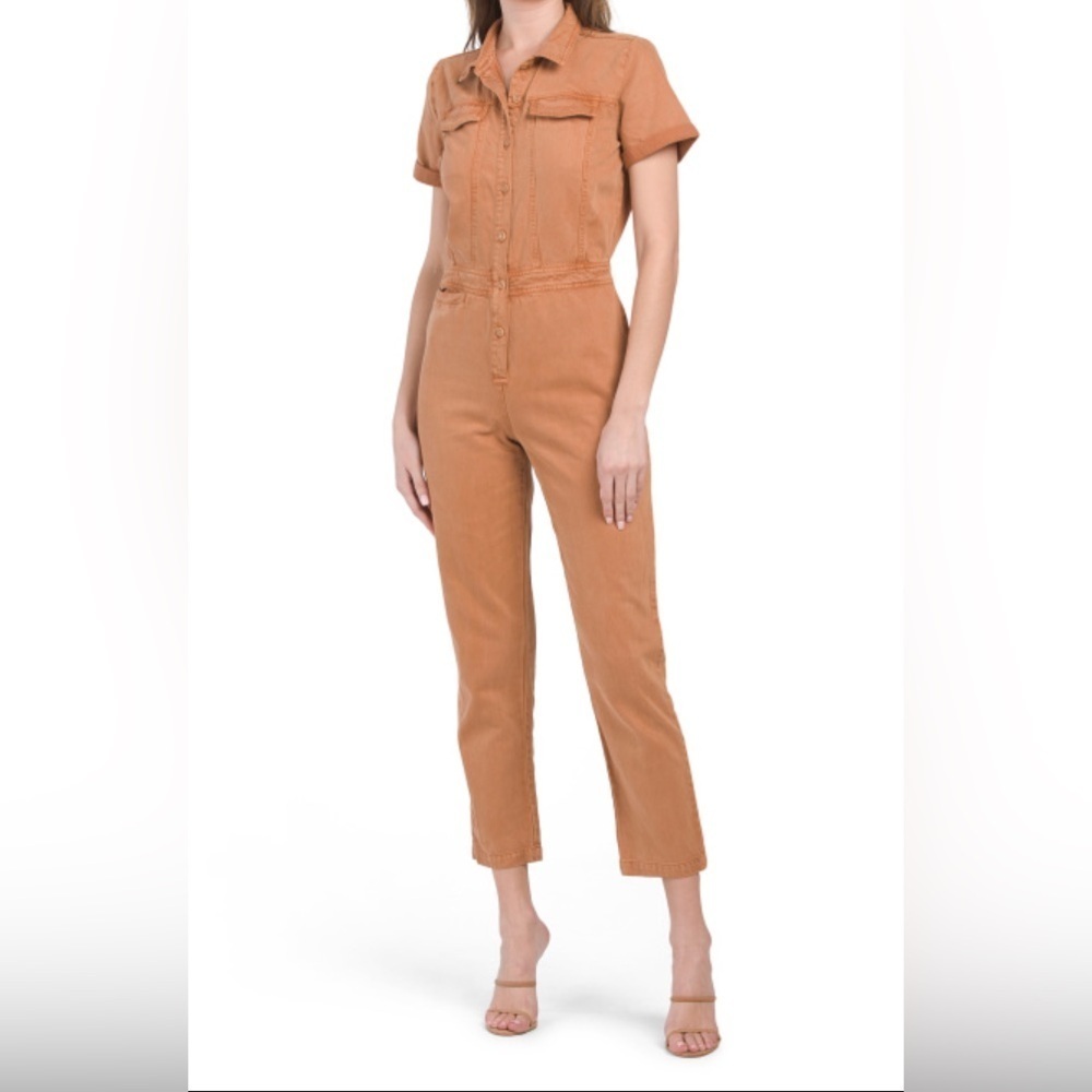 Young Fabulous & Broke Khari Aviator Jumpsuit Butterscotch S Neutral Utility
